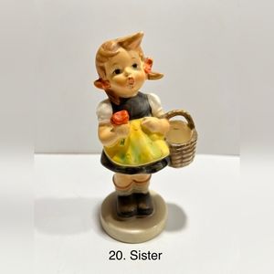 Vintage Goebel Hummel Porcelain Figurine, Sister, West Germany 98/2/0 TMK4
